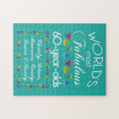 60e verjaardag van de meest verbluffende groep vri legpuzzel (Horizontaal)