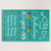 60e verjaardag van de meest verbluffende groep vri legpuzzel (Horizontaal)