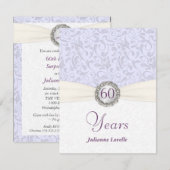 60e verjaardag van de Uitnodiging van de Partij va (Voorkant / Achterkant)