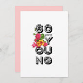 60e verjaardag van de uitnodiging van de partij va (Voorkant / Achterkant)