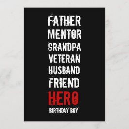 60e verjaardag van de uitnodiging van Hero-partij