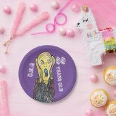 60e verjaardag van de verjaardag van het feest van papieren bordje (Feest)