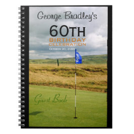 60e verjaardag van de viering Golf van het Guest B Notitieboek