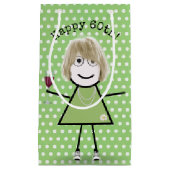 60e verjaardag van de wijnsteen klein cadeauzakje (Voorkant)