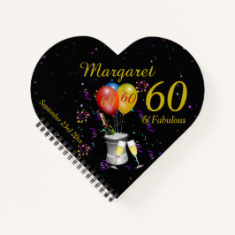 60e verjaardag van de Zwarte Gast van de Dag van d Notitieboek