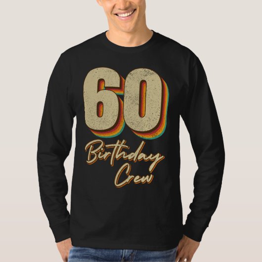 60e verjaardag van het 60-jarig Man LS T-Shirt (Voorkant)