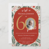 60e verjaardag van Kerstmis Kaart (Voorkant)