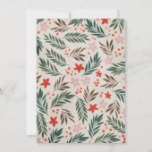 60e verjaardag van Kerstmis Kaart (Achterkant)