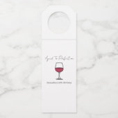 60e verjaardag van perfecte wijn flessenhanger (Voorkant)