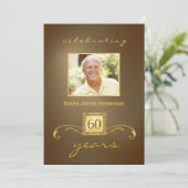 60e verjaardag van uitnodigingen van de Partij voo (Staand voorkant)