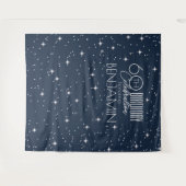 60e verjaardag viering foto achtergrond wandkleed (Voorkant (horizontaal))