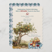 60e verjaardag viering picknick in het park kaart (Voorkant / Achterkant)