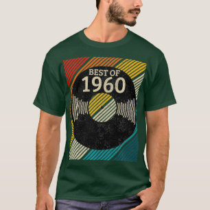 60e Verjaardag Vintage 1960 Vinyl Record DJ Gift T-shirt