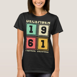 60e verjaardag Vintage 1961 60 jaar T-shirt