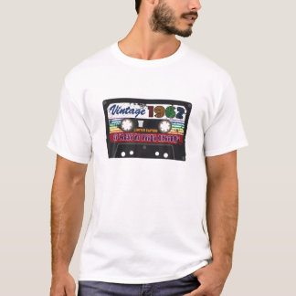 60e verjaardag Vintage 1962 Mannen Vrouwen Cassett T-shirt