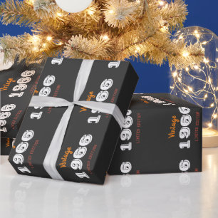 60e verjaardag – Vintage 1966 gelimiteerd cadeau Cadeaupapier