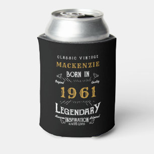60e verjaardag Voeg Jouw naam uit 1961 Legendary t Blikjeskoeler