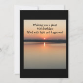 60e verjaardag voor mijn echtgenoot Black Gold Sun (Achterkant)