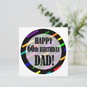 60e verjaardag voor papa kaart (Staand voorkant)
