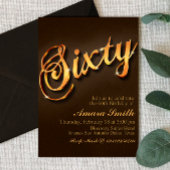 60e verjaardag voor Vrouw Kaart