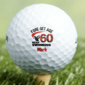 60e verjaardag Vriendschap Gift - Grappig 60 jaar Golfballen