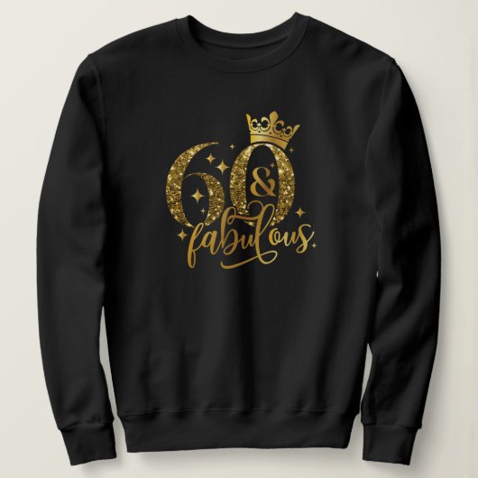 60e verjaardag -Vrouwen Basic T-shirt (Design voorkant)