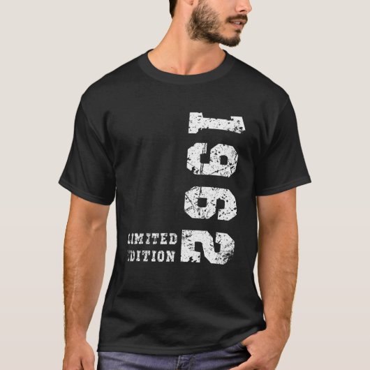 60e verjaardag Vrouwen Mannen 60 jaar 1962 trendre T-shirt (Voorkant)