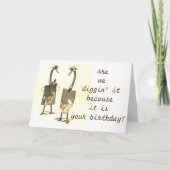 **60E VERJAARDAG WENSEN ZIJN ALS DAG OP HET STRAND KAART (Voorkant)