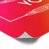 60e verjaardag werelden Beste Fabulous regenboog Poster (Hoek)