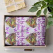 60E VERJAARDAG WILDE BLOEM FOTO TISSUEPAPIER (Geschenk)