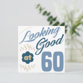 60e verjaardag Ziet er goed uit Kaart (Staand voorkant)