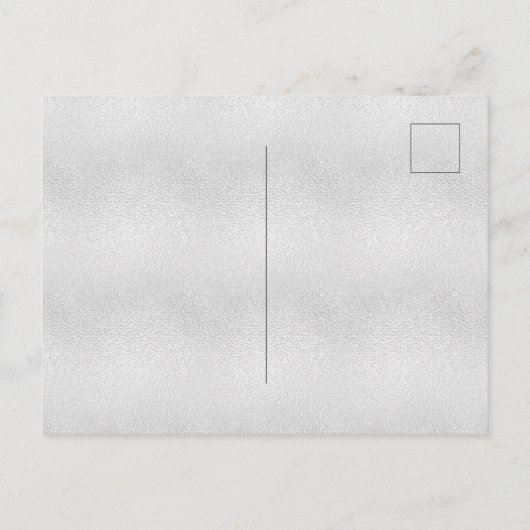 60e verjaardag zilversparken glamoureus elegant uitnodiging briefkaart (Achterkant)