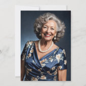 60e verjaardag zonnebloem foto kaart (Achterkant)