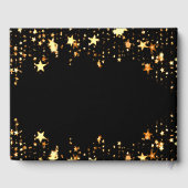 60e Verjaardag zwart gouden sterren foto Gastenboek (Achterkant)