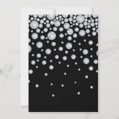 60e verjaardag zwarte diamanten hallo 60 kaart (Achterkant)