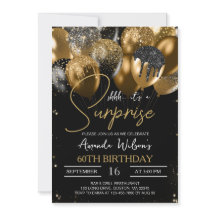 60e verjaardag zwarte goudfeest