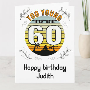 60e verjaardagscadeau grappig 60e verjaardag vanda kaart