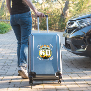 60e verjaardagscadeau grappig 60e verjaardag vanda sticker
