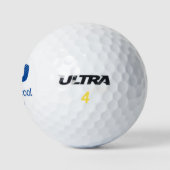 60e verjaardagscadeau voor broeder - Cool Blue 60  Golfballen (Logo)