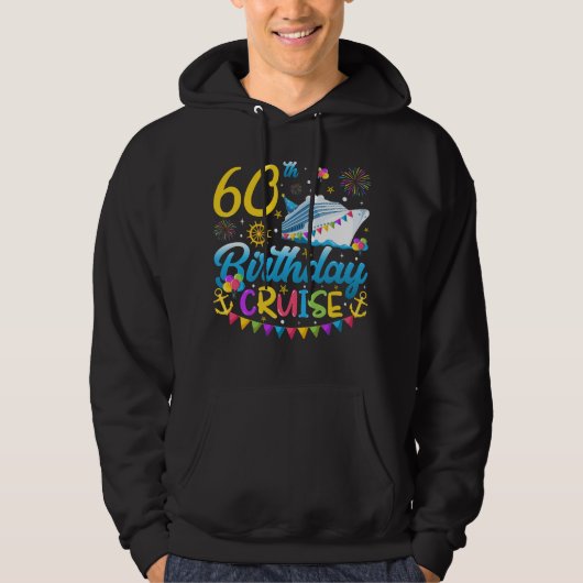 60e verjaardagscruise B-Day Party Mannen Hoodie (Voorkant)