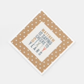 60e verjaardagsfeest accessoires decor servet (Hoek)
