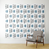 60e verjaardagsfeest achtergrond | Step and Repeat Wandkleed (In Situ (horizontaal))