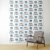 60e verjaardagsfeest achtergrond | Step and Repeat Wandkleed (In situ)