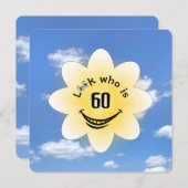 60e Verjaardagsfeest Zomerzon Kaart (Voorkant / Achterkant)