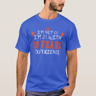 60e verjaardagsfeestje 60 jarig jubileum leeftijd t-shirt