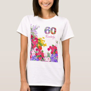 60e verjaardagsfeestje Bloemengast van eer T-shirt