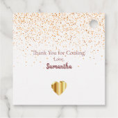 60e verjaardagsfeestje foto collage bedankt zwart bedankjes labels (Achterkant)