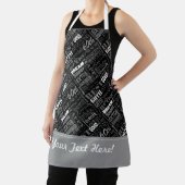 60e verjaardagsfeestje gepersonaliseerde geschenke schort (Insitu)