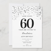 60e verjaardagsfeestje Kijk Wie is 60 Modern Kaart (Voorkant)