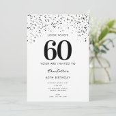 60e verjaardagsfeestje Kijk Wie is 60 Modern Kaart (Staand voorkant)